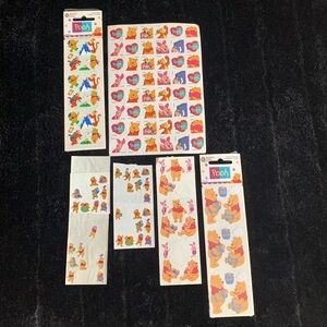 Vintage Winnie the Pooh Disney Sealed Sticker Lot from Sandylion
